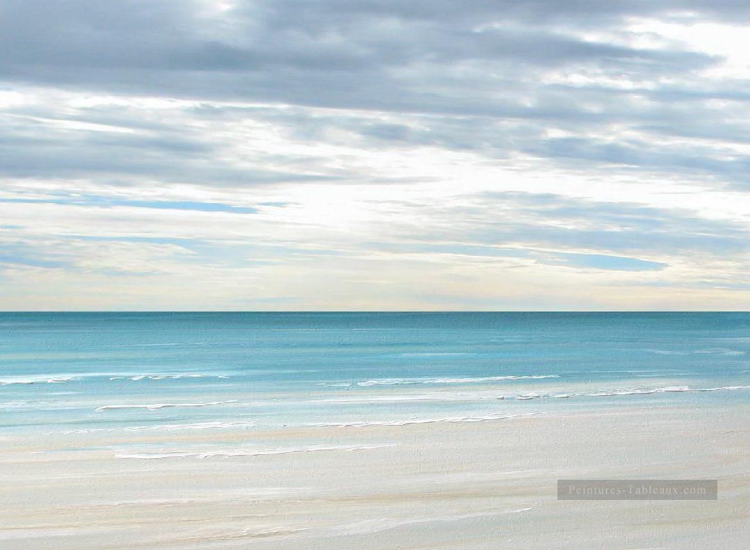 rivage caraïbe abstrait paysage marin Peintures à l'huile